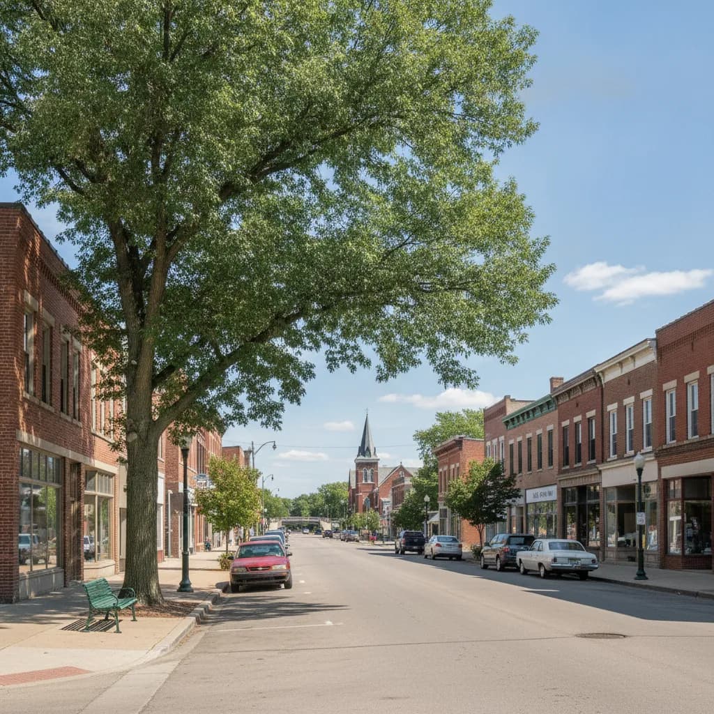 View of South Monroe, MI