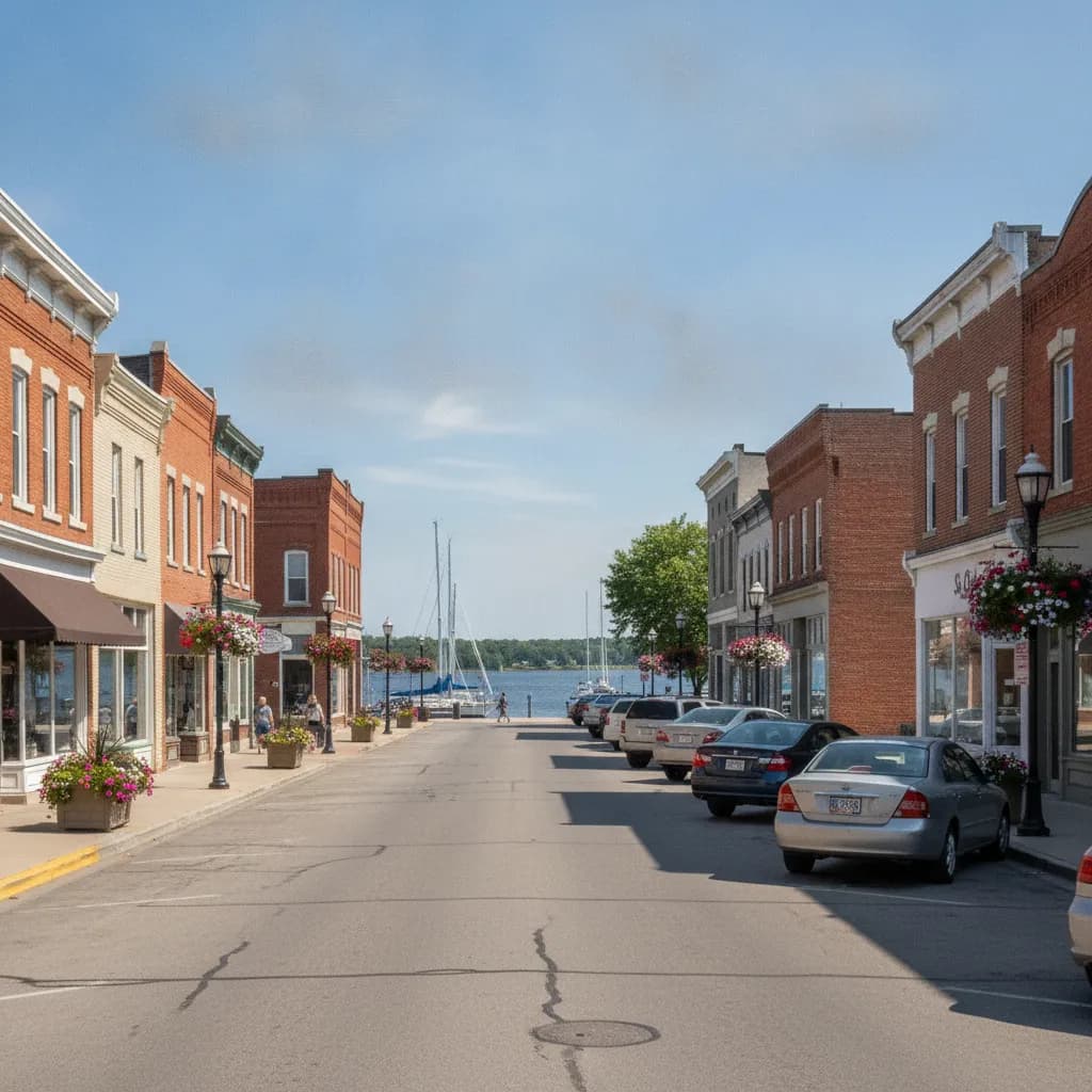 View of St. Clair, MI