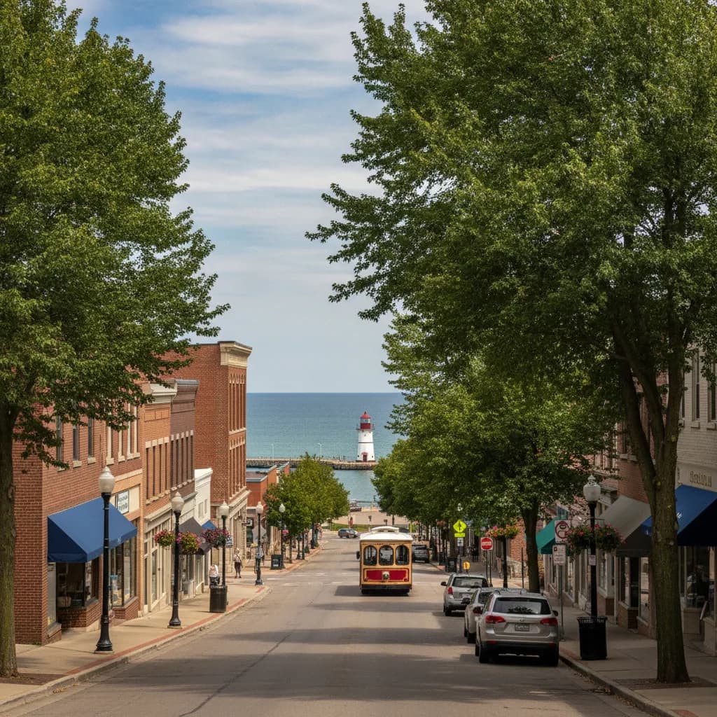 View of St. Joseph, MI