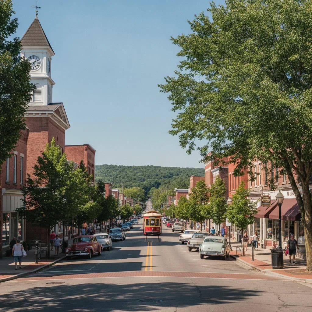 View of Tecumseh, MI