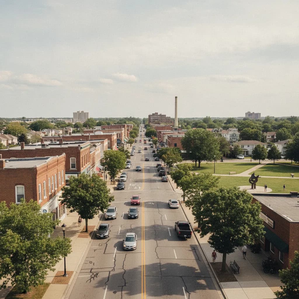 View of Warren, MI