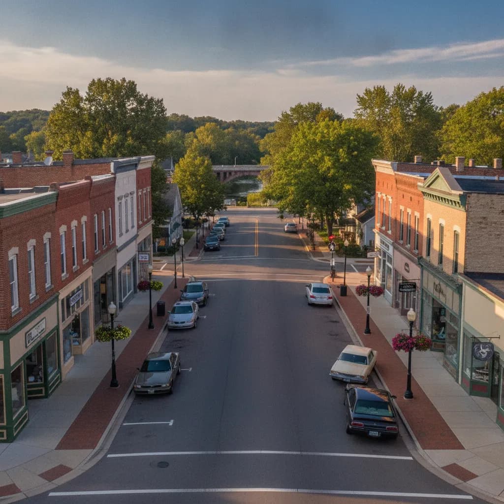 View of Williamston, MI