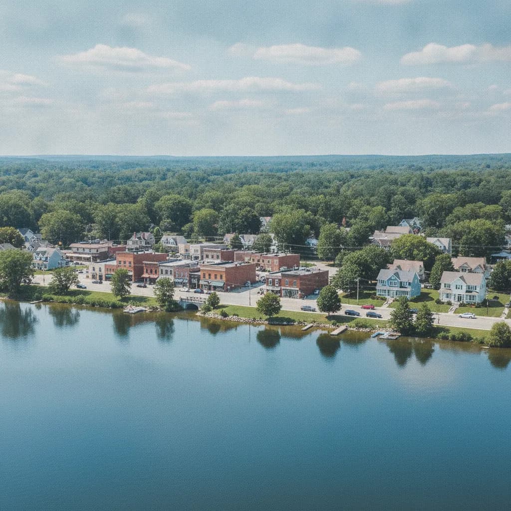 View of Wolverine Lake, MI
