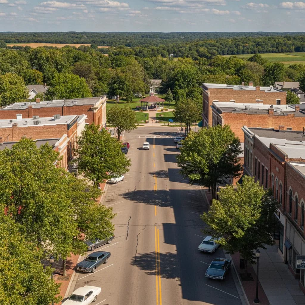 View of Belle Plaine, MN