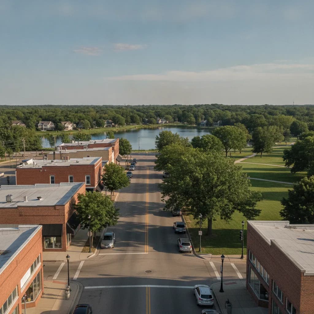 View of Blaine, MN