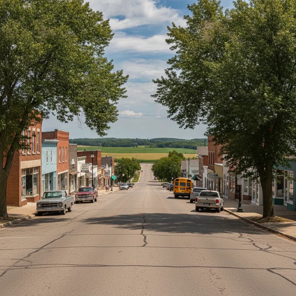 View of Byron, MN