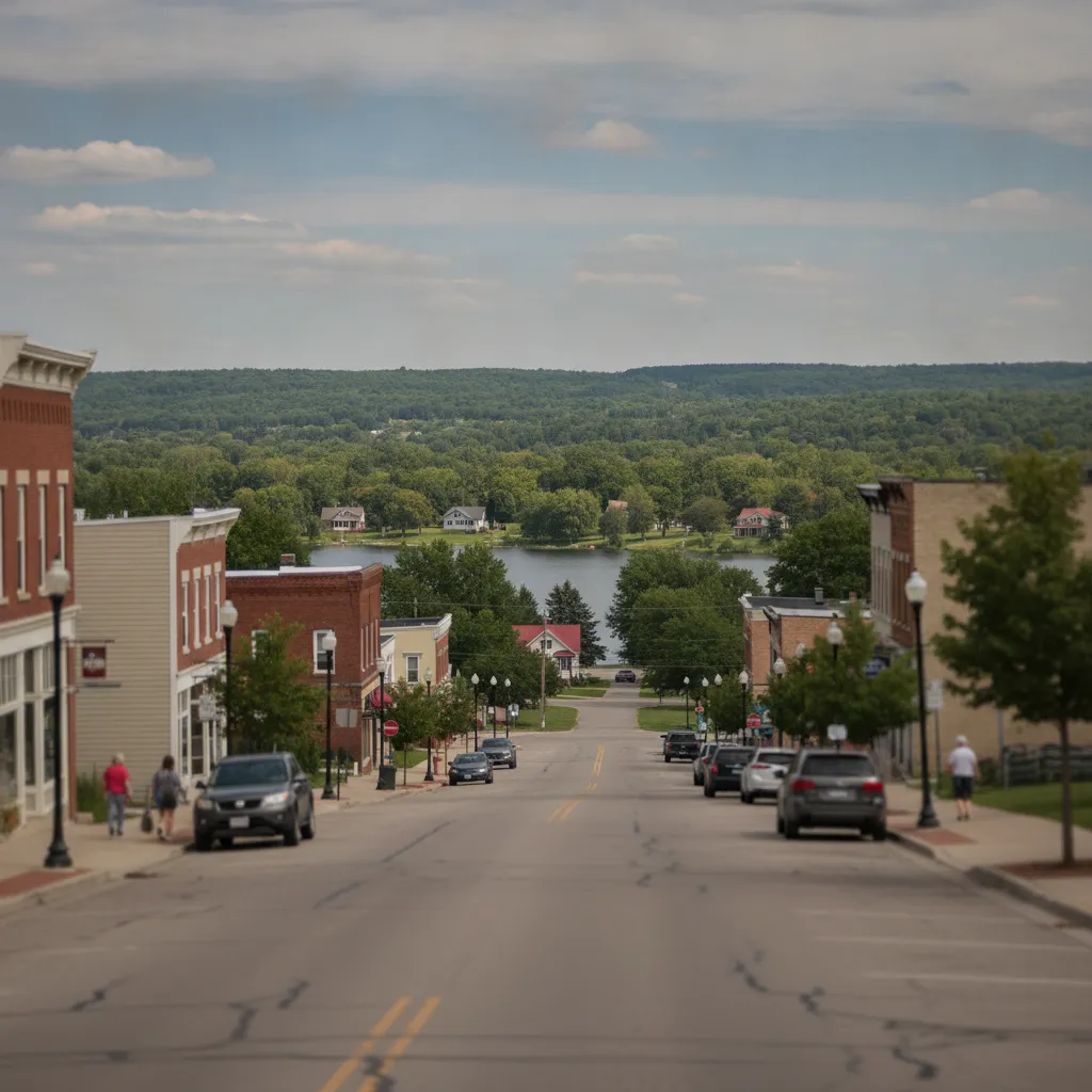 View of Centerville, MN