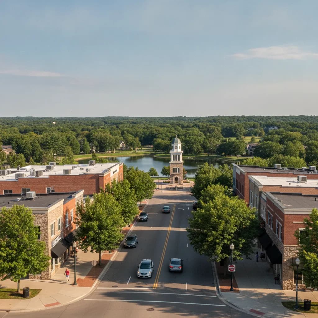 View of Chanhassen, MN