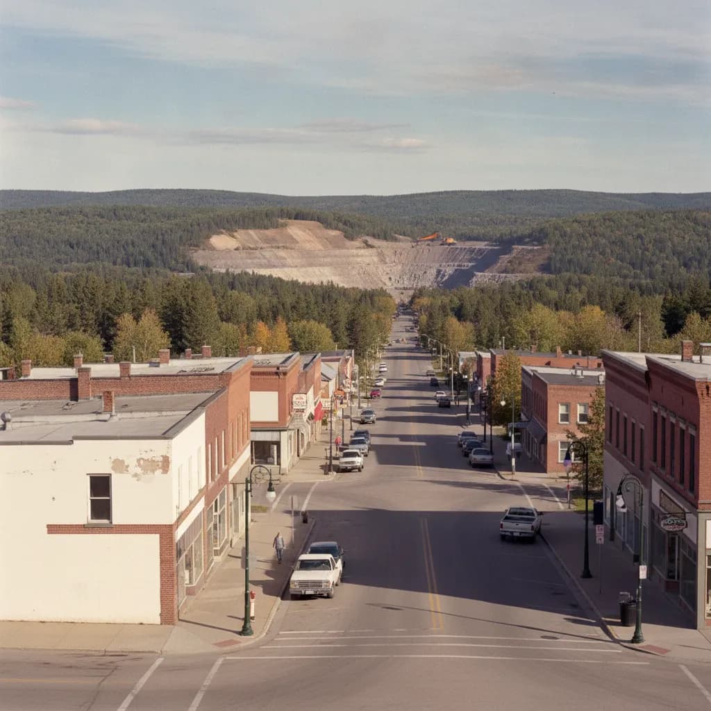 View of Chisholm, MN