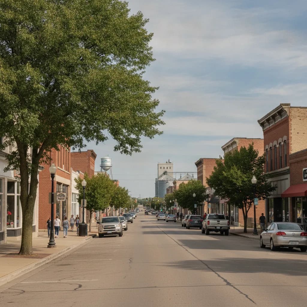 View of Crookston, MN