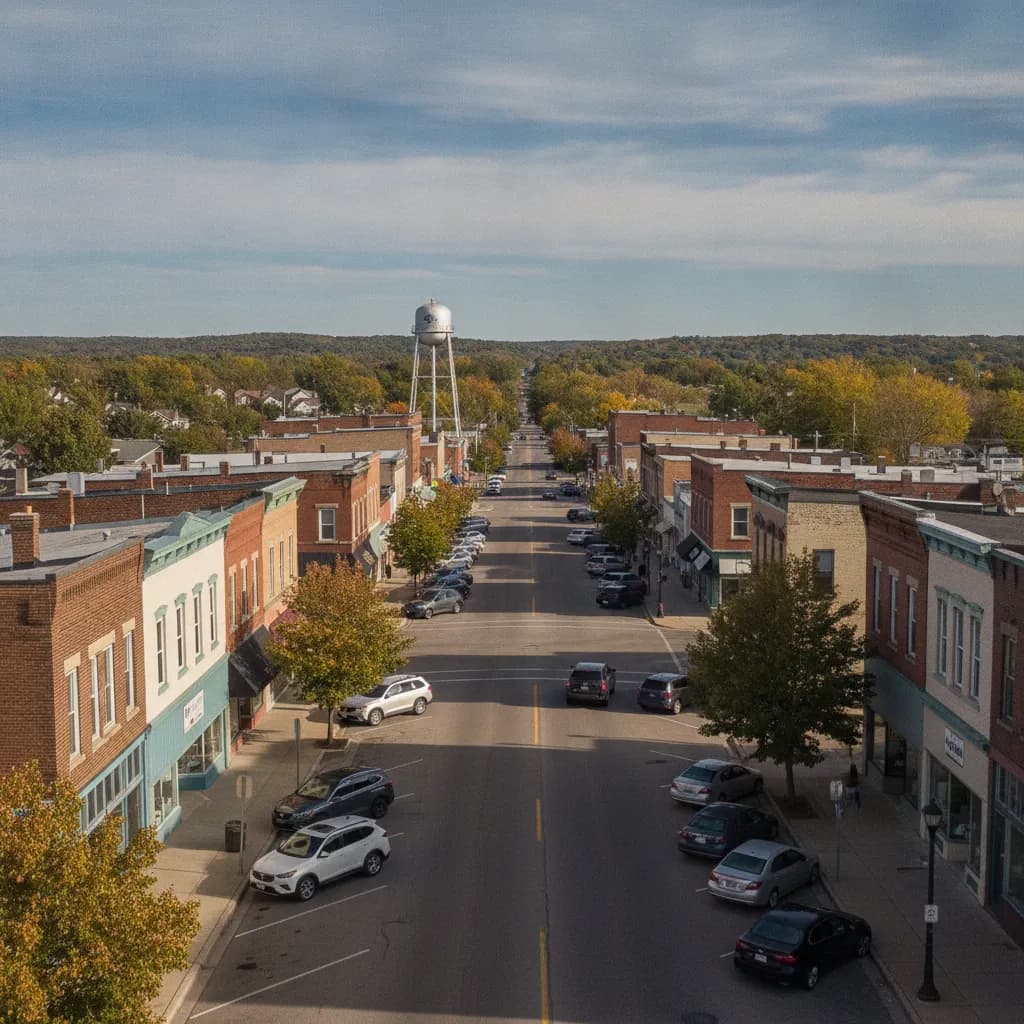 View of Crystal, MN