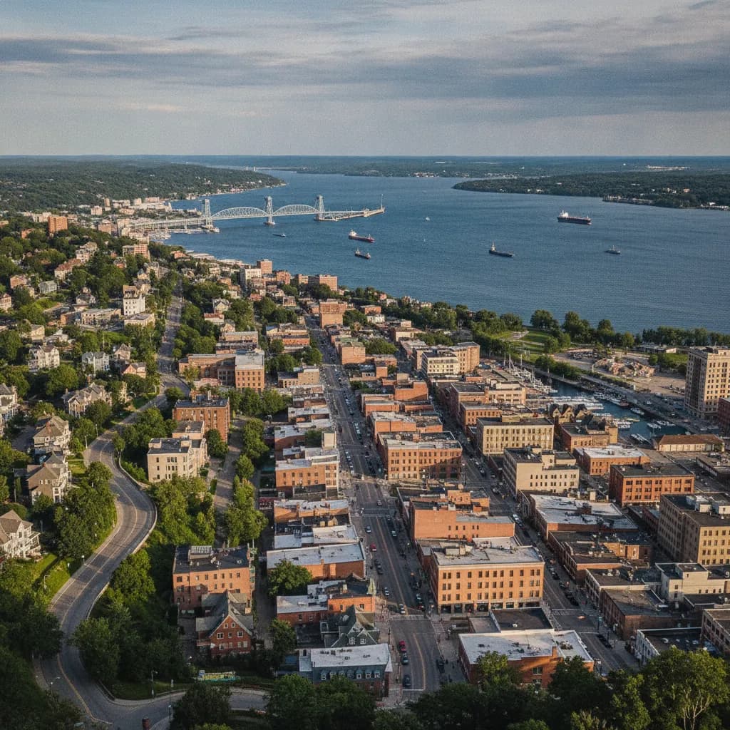 View of Duluth, MN