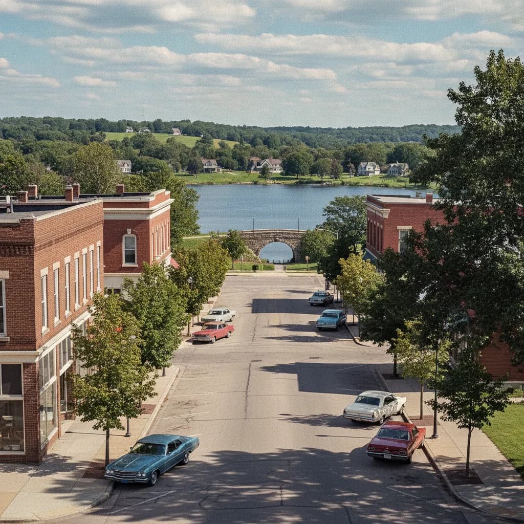View of Fairmont, MN