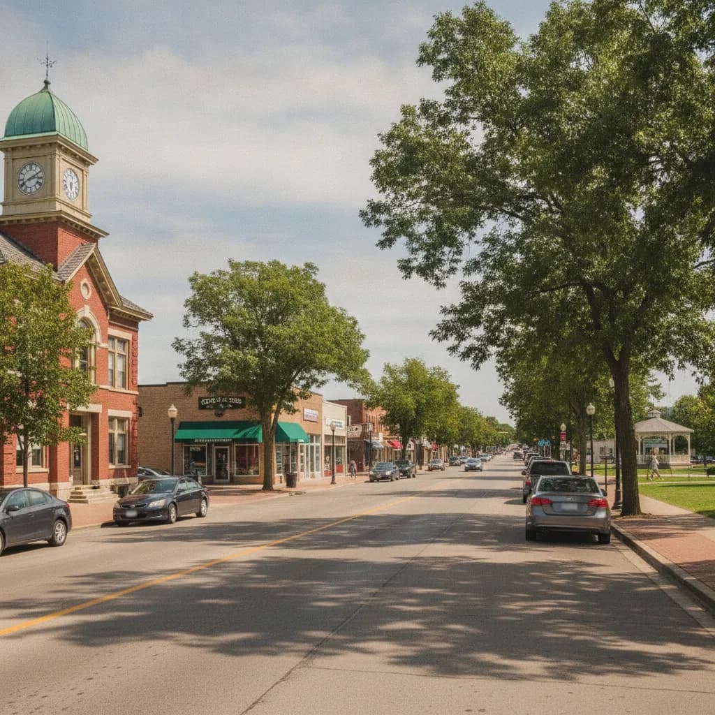 View of Falcon Heights, MN