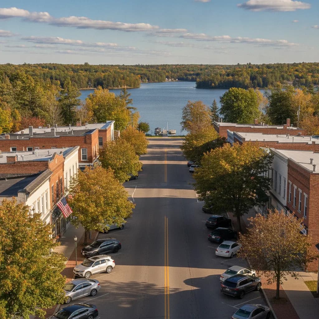 View of Forest Lake, MN