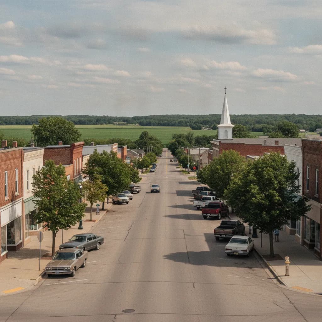 View of Glencoe, MN