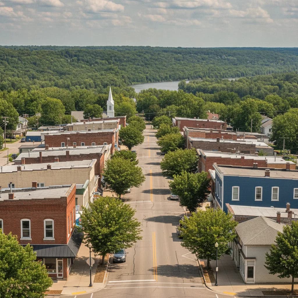 View of Goodview, MN
