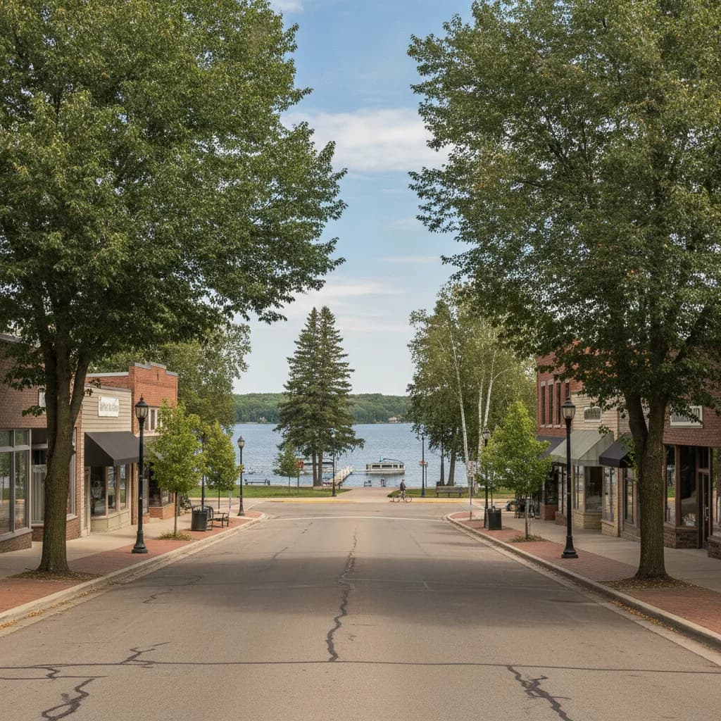 View of Ham Lake, MN