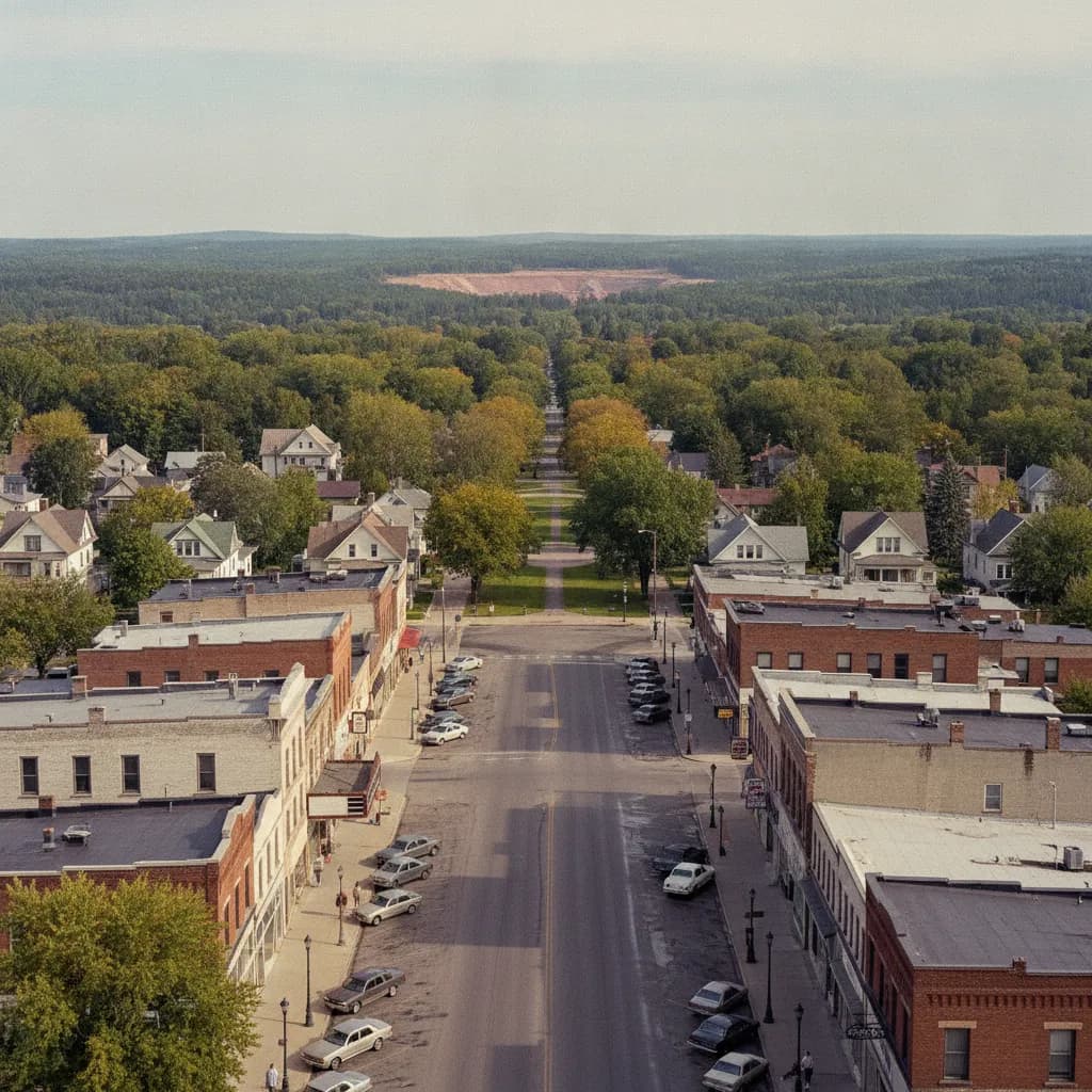 View of Hibbing, MN