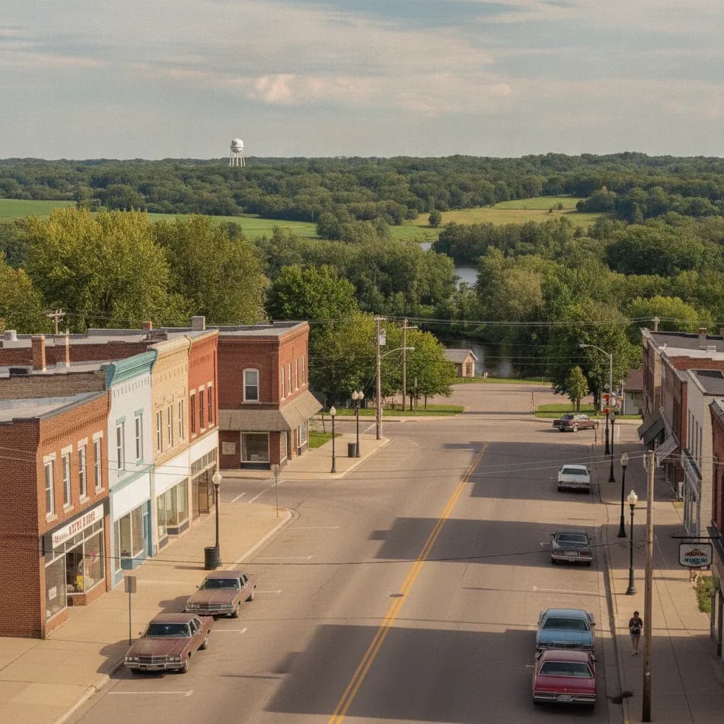 View of Hutchinson, MN