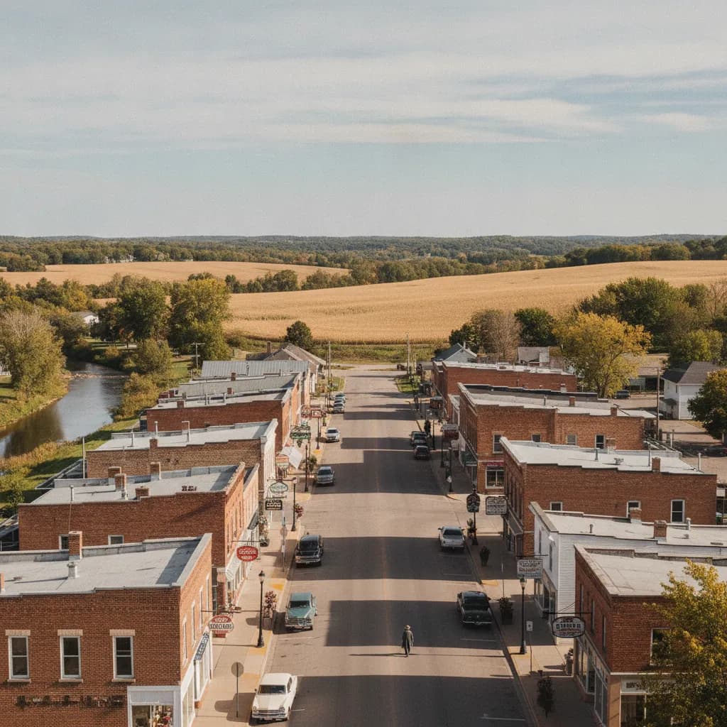 View of Jordan, MN