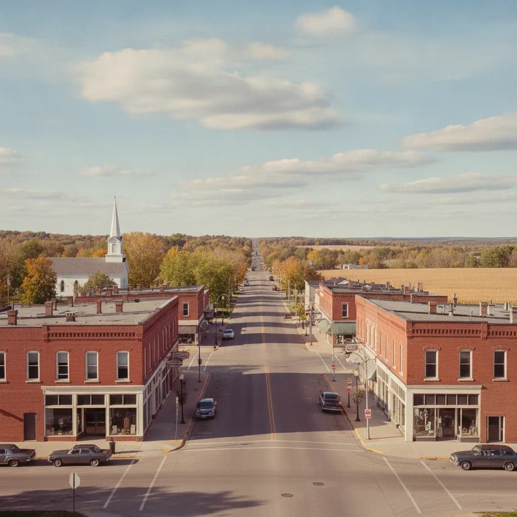 View of Long Prairie, MN