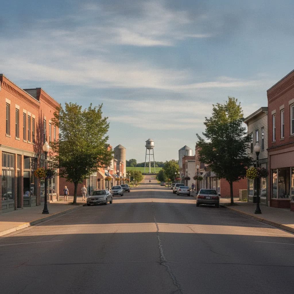 View of Lonsdale, MN
