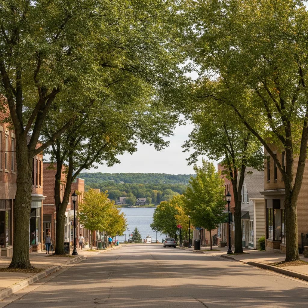 View of Mahtomedi, MN