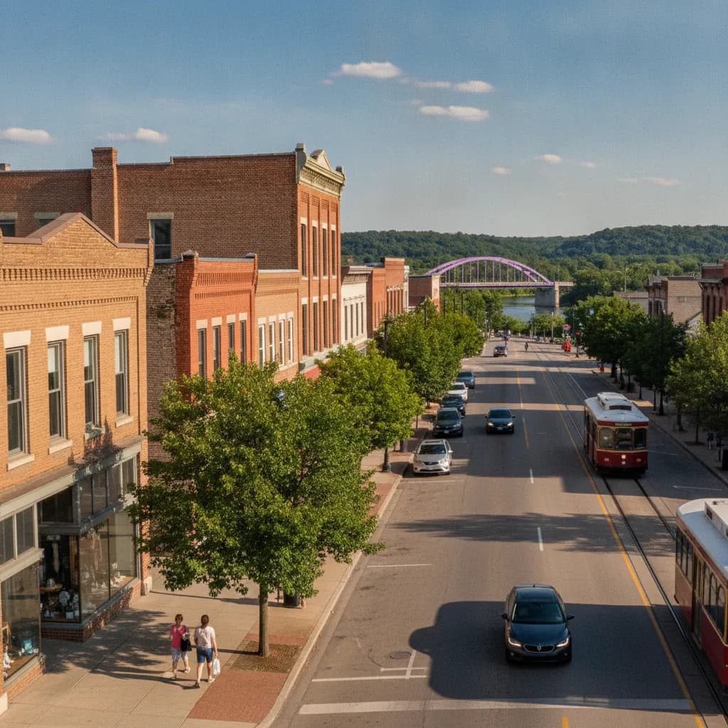 View of Mankato, MN