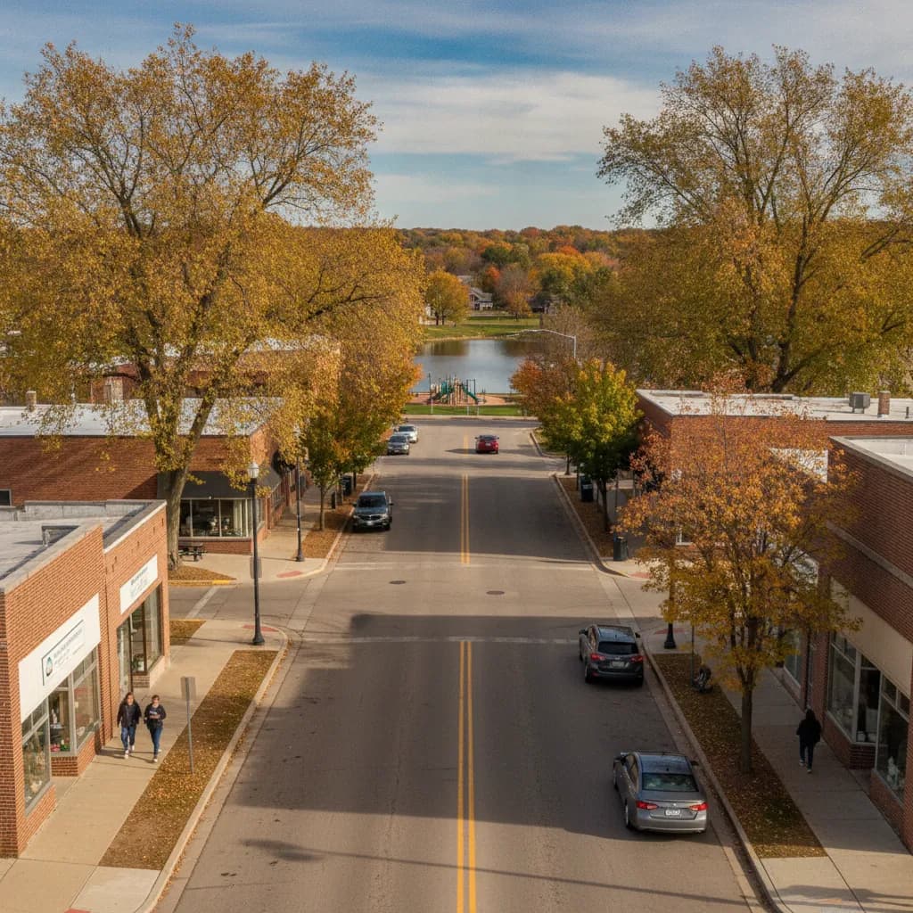View of Maplewood, MN