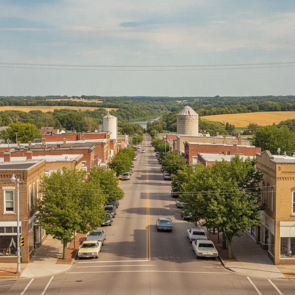 View of Marshall, MN