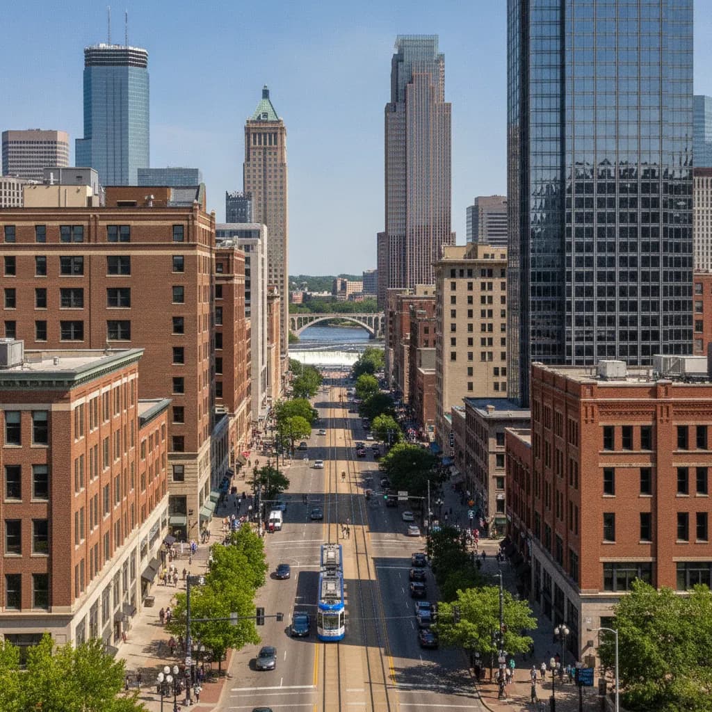 View of Minneapolis, MN