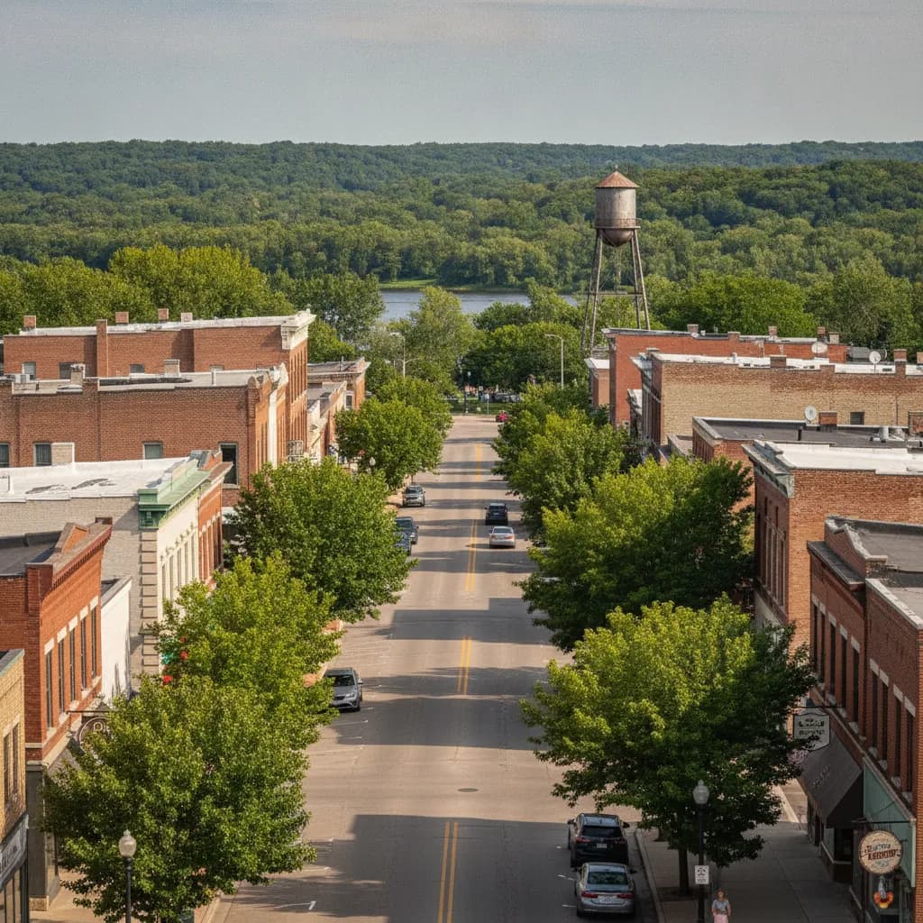 View of Monticello, MN