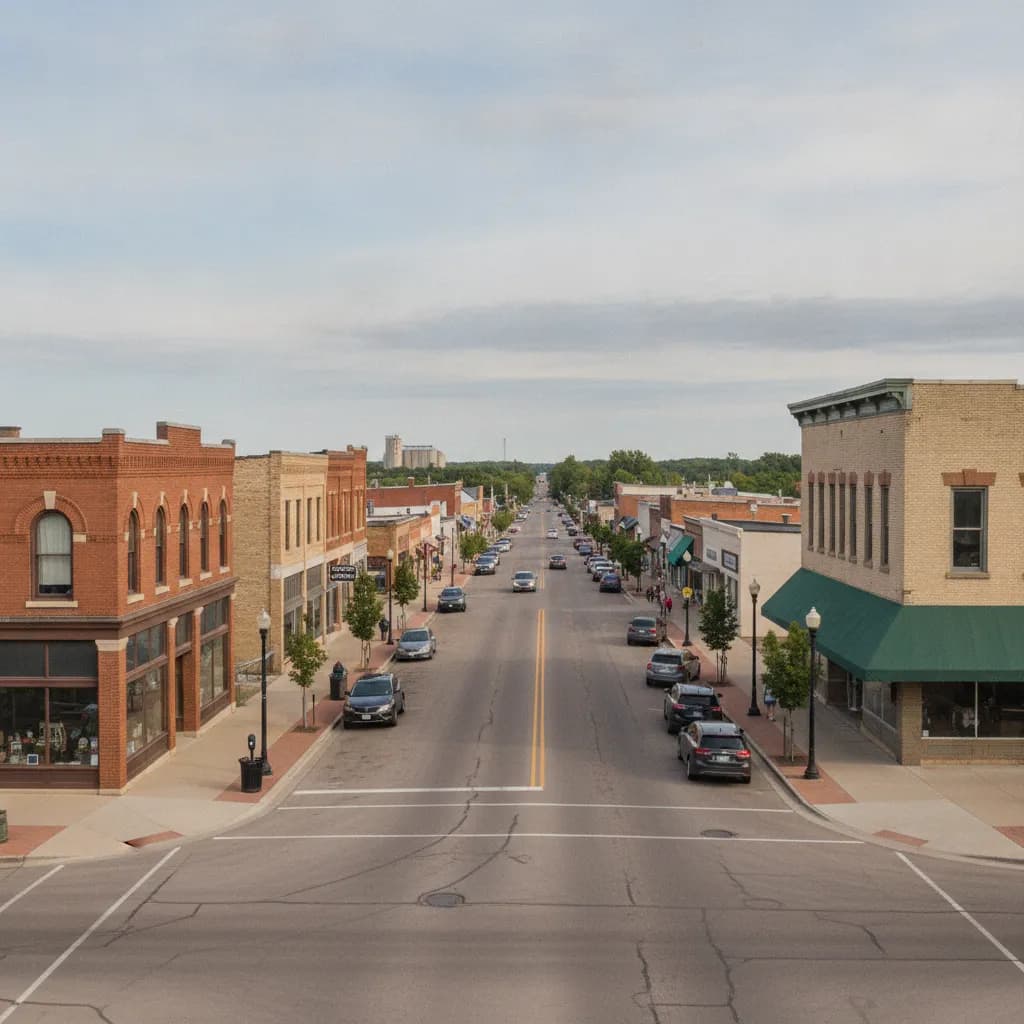 View of Moorhead, MN
