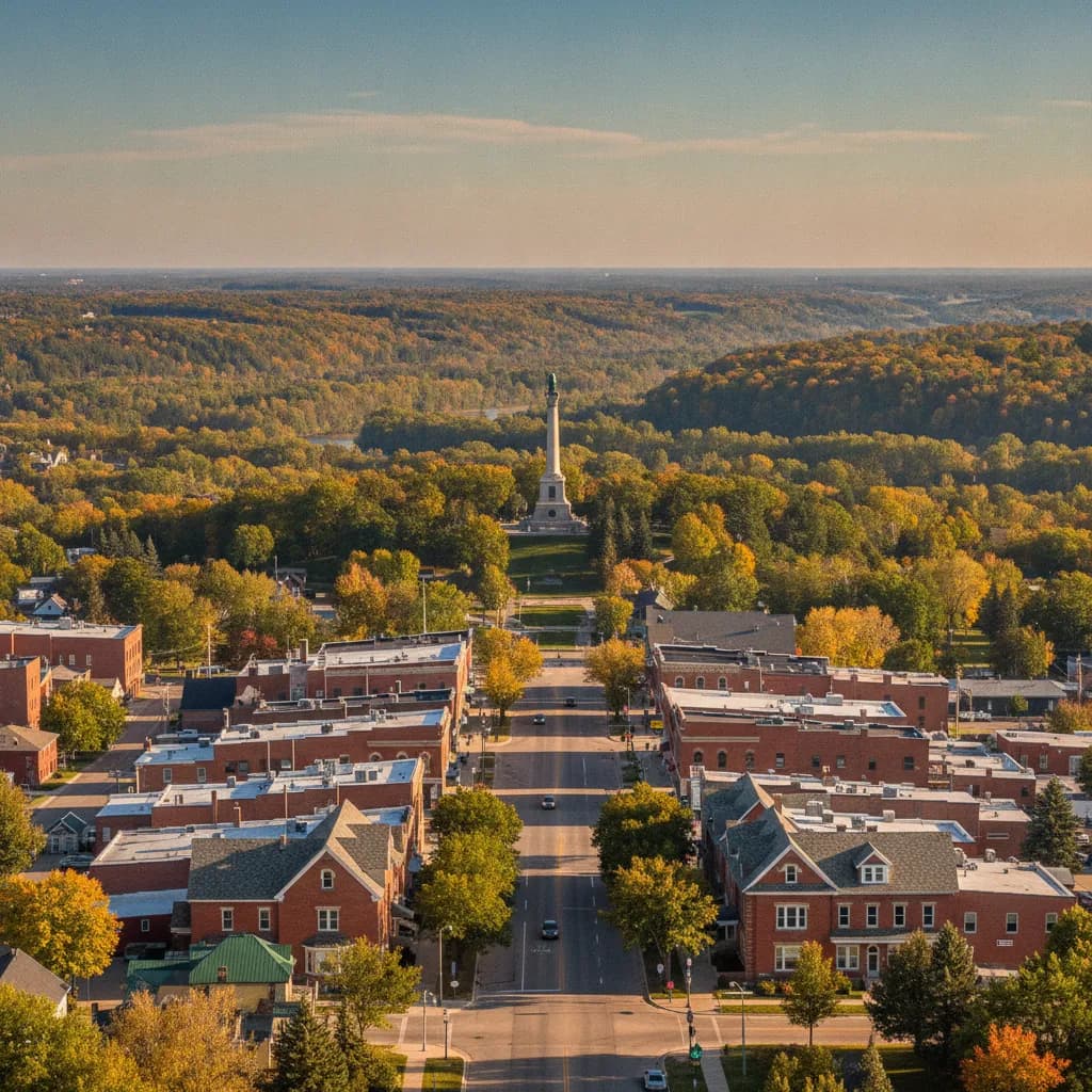 View of New Ulm, MN