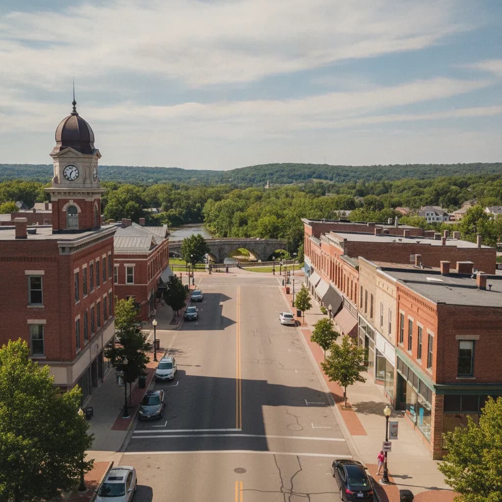 View of Northfield, MN