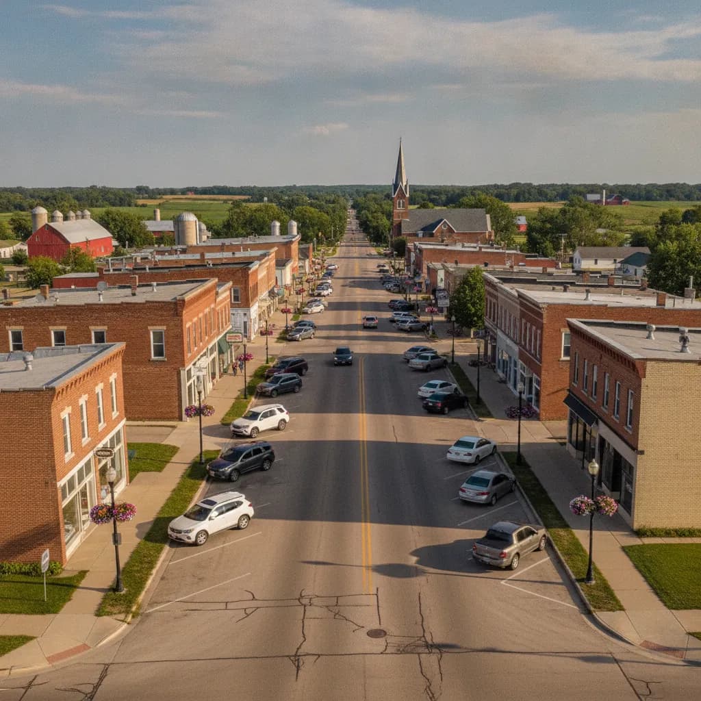 View of Norwood Young America, MN