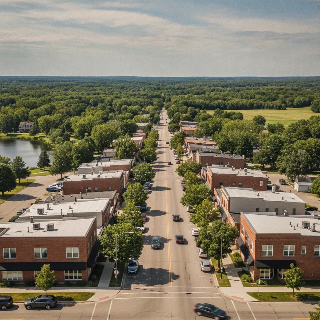 View of Oakdale, MN