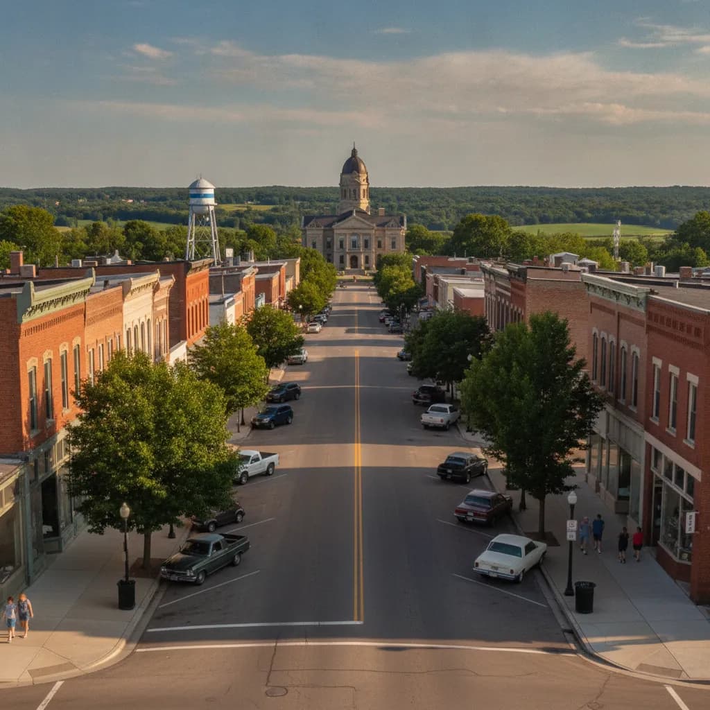 View of Owatonna, MN