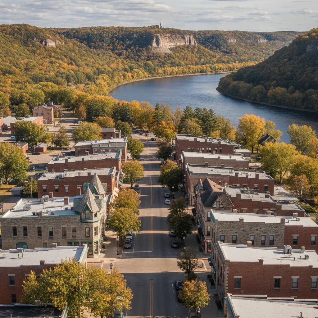 View of Red Wing, MN