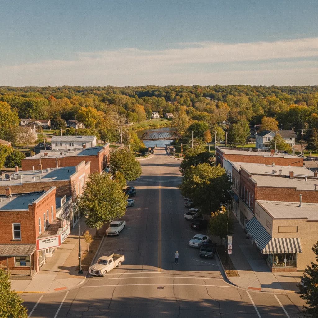 View of Rockford, MN