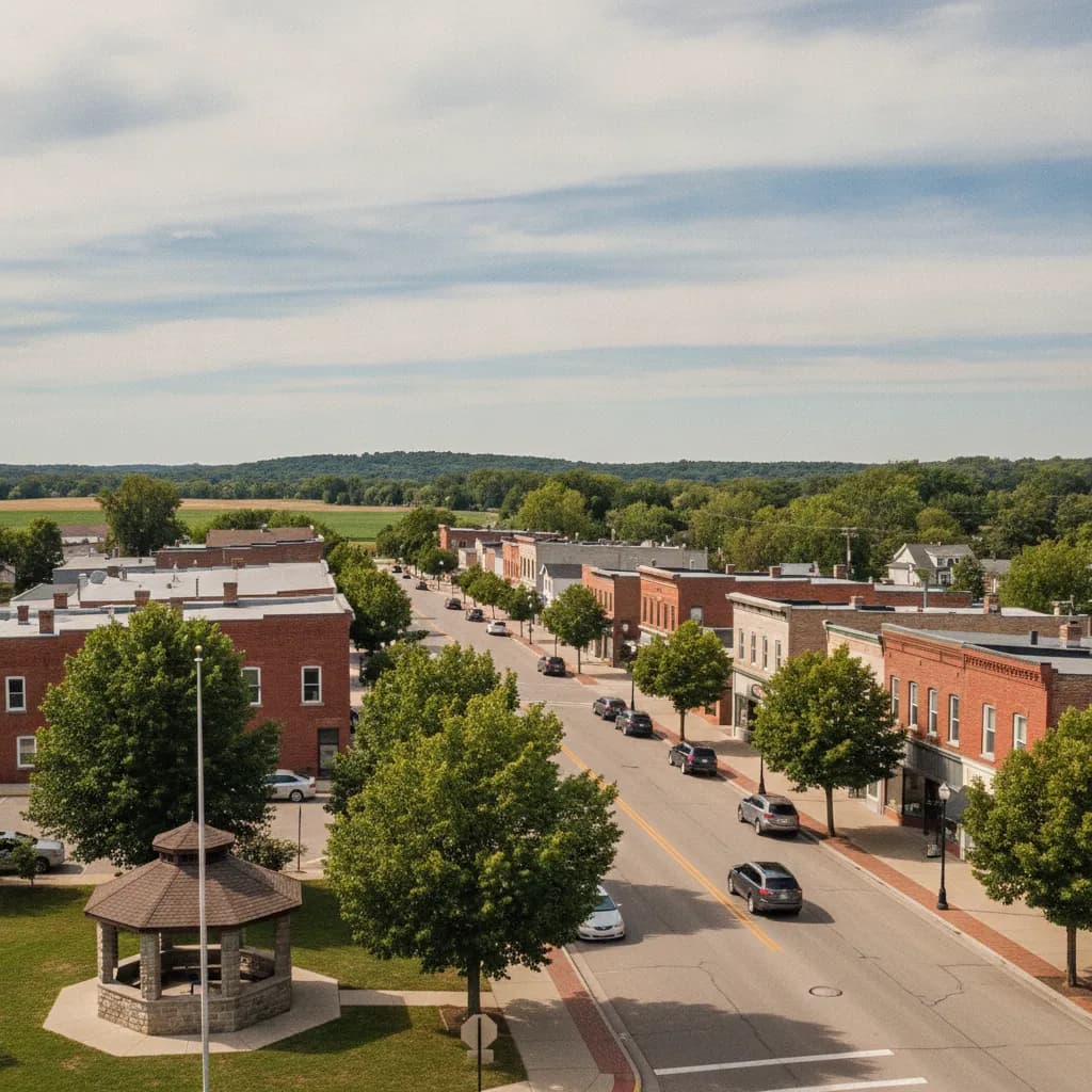 View of Rogers, MN