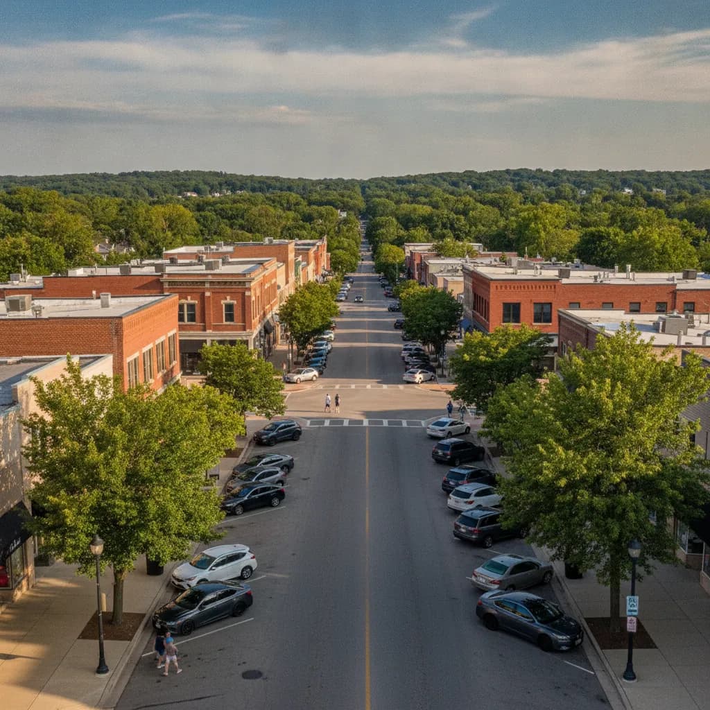 View of Roseville, MN