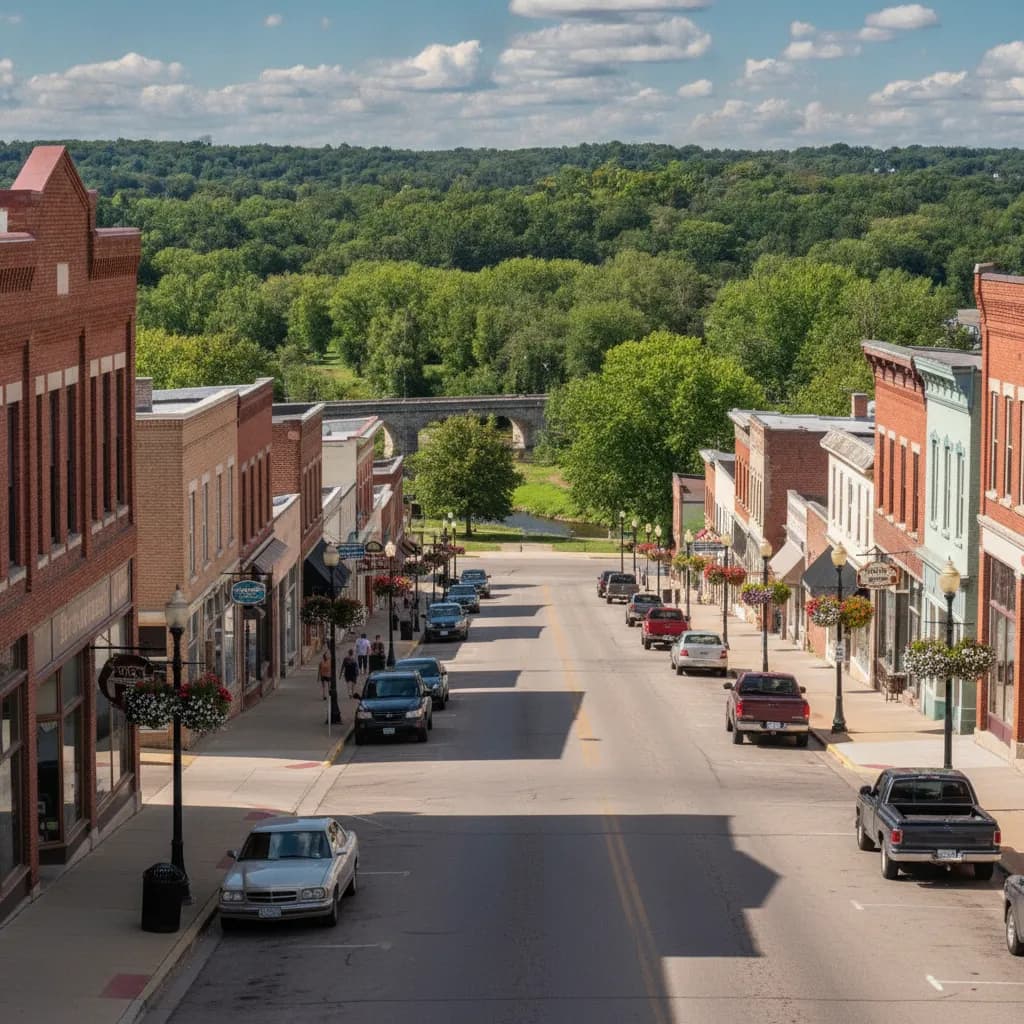 View of Sauk Centre, MN