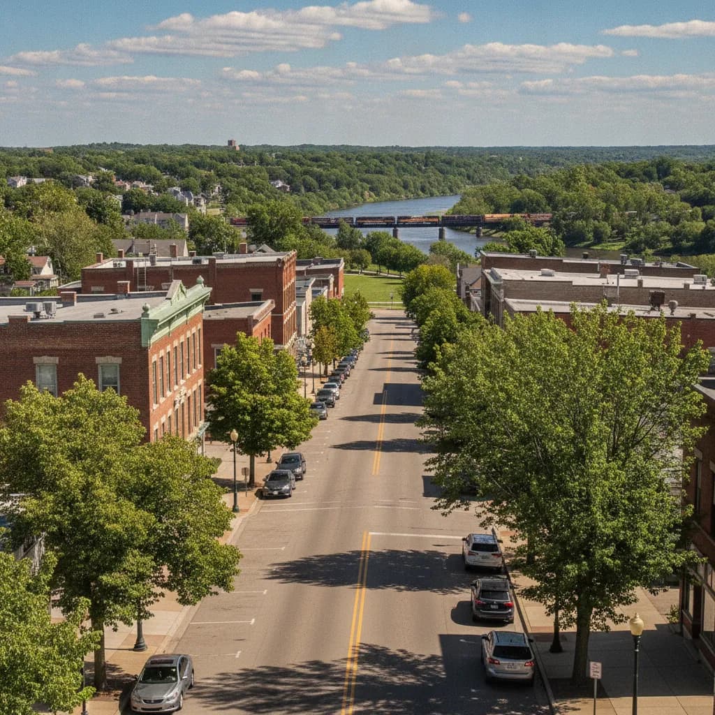 View of South St. Paul, MN