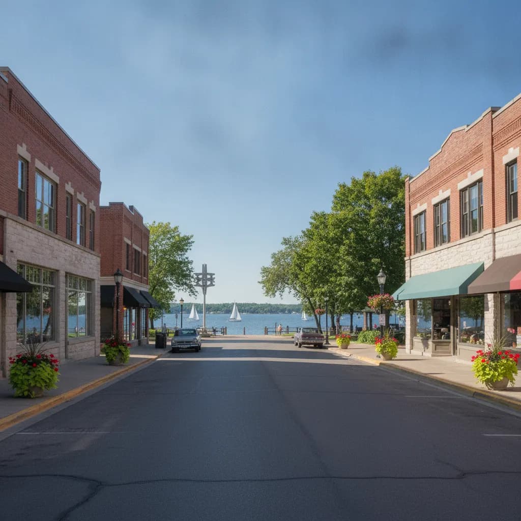 View of Wayzata, MN