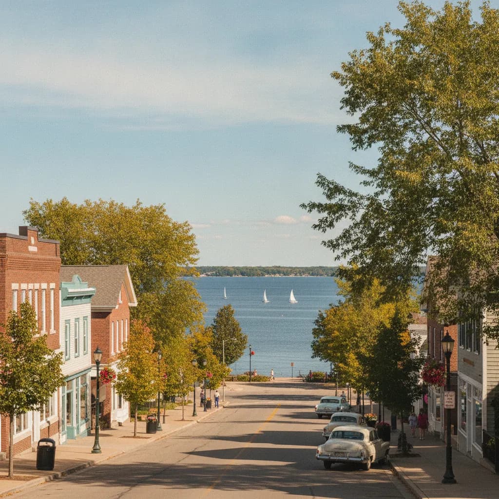 View of White Bear Lake, MN