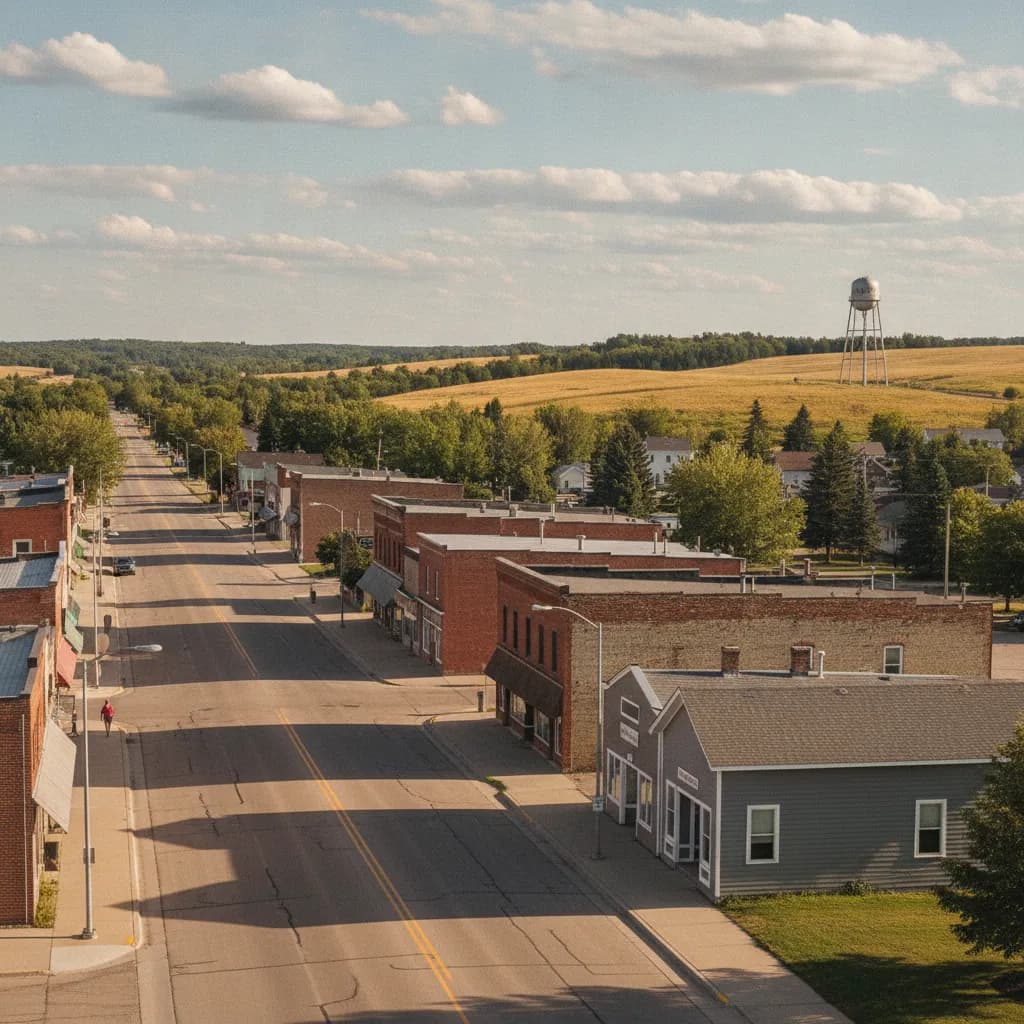 View of Wyoming, MN