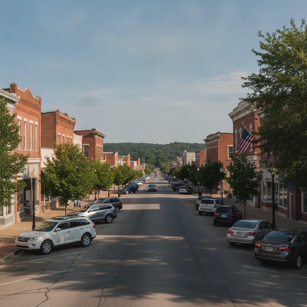 View of Bolivar, MO