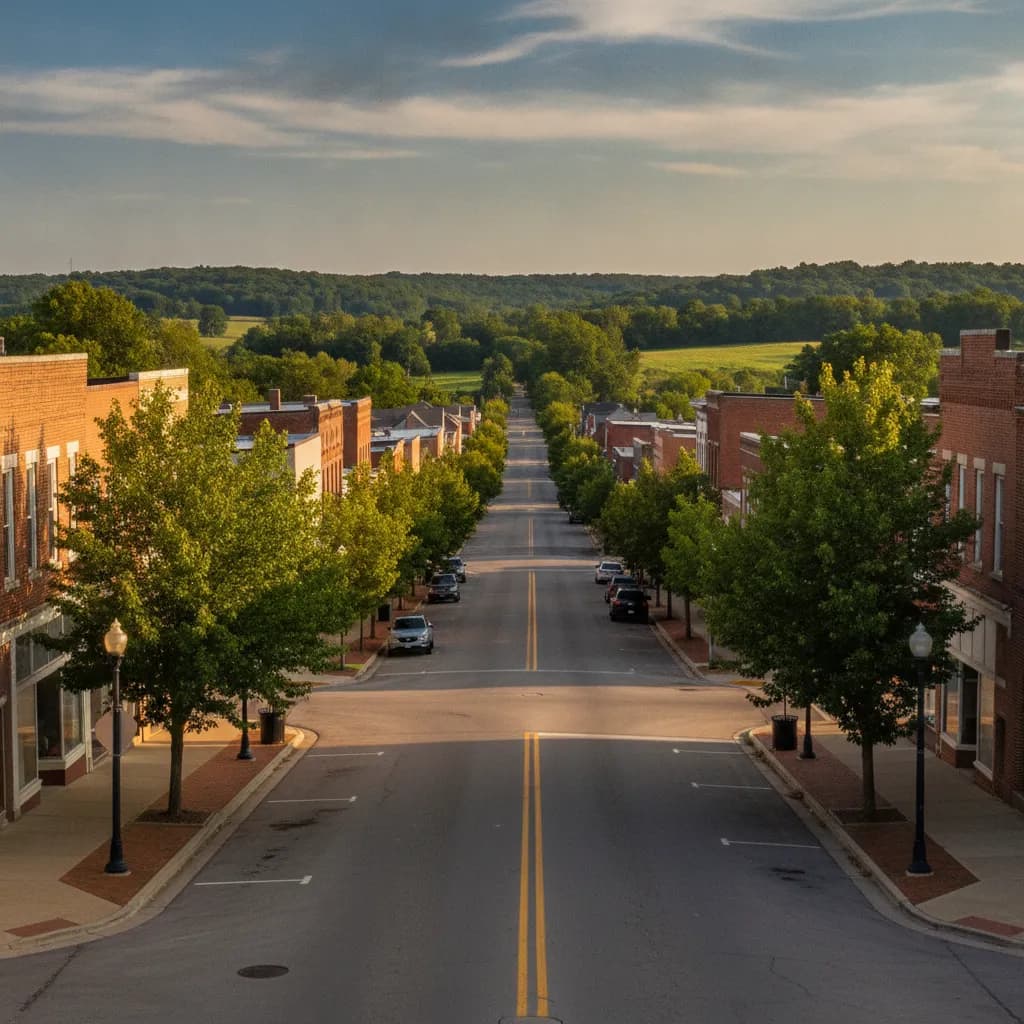 View of Bowling Green, MO